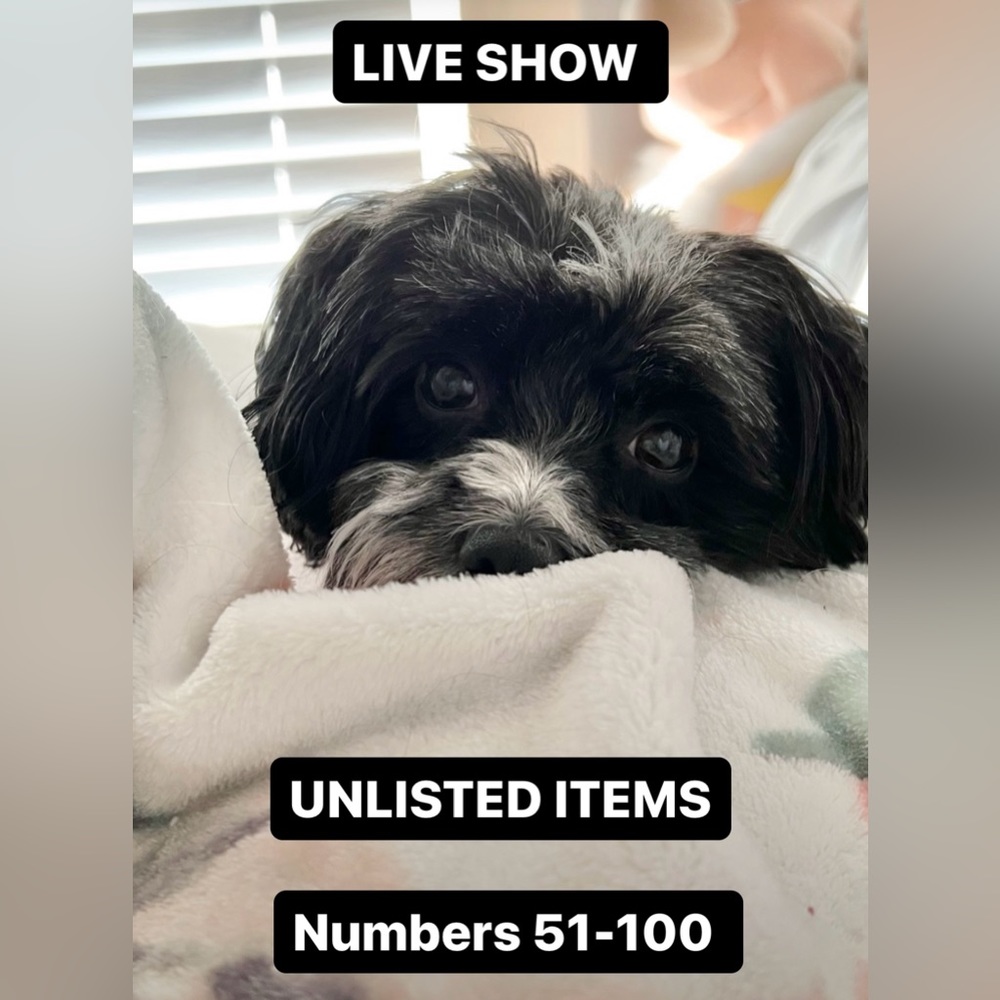 51-100 Unlisted Items LIVE SHOW!
